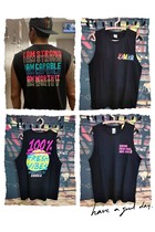 DIY personality fitness sports men and women with the same shirt do not crash custom version cotton loose size dance vest
