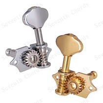 Open folk Wood electric guitar string button head button twist string chord axis knob chord knob string curler through front of string hole