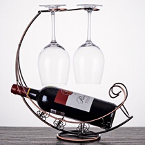 European red wine cup holder upside down shelf home creative modern simple light luxury wine cabinet red wine rack ornaments wine
