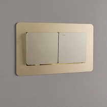 Switch frame double home modern minimalist creative decorative wall stickers 86 type non-Wall acrylic protective cover