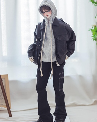 taobao agent BJD leather sweater work pants ID75 Uncle Pu drops
