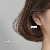 Mosanstone Ear Nail 18k Platinum Ear Bone Stud Male and female earrings Diamond Earrings Mini Ear Nail Drill