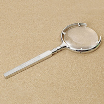 65mm Russian all-metal magnifying glass portable glass lens all-optical plating Russian opening HD 8 times