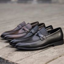 Customized small size flat shoes casual leather shoes custom foot shoes 35 36 37 48 49 50 yards inside and outside leather