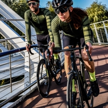 Foreign trade new male and female outdoor mountain bike bike long sleeve riding clothing sport quick perspiration blouses