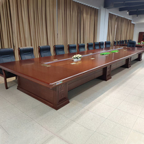 Large solid wood conference table long table paint conference table 6 M 8 M 9 M 10 m 12 m meeting table desk