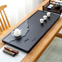 Home Suit Ujinshi Tea Tray Fully Automatic Integrated Live Magnetic Stove Burning Water Pot Stone Pan Black Stone Stone Small Tea Table