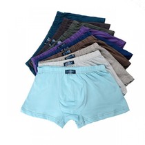 Elderly mens underwear boxer high waist boxers cotton bottoms young middle-aged elderly four-corner loose pants