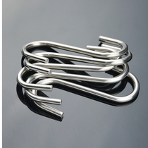 Stainless Steel Beef Hooked to Meat Special Coarse Hook S Type Plus Coarse Hook Meat Hook Hung Pork Stainless Steel Hook