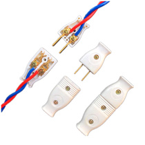 Pure copper Two-item plug mother socket male butt head power extension cord pair two-plug pair-pair-hole connection head
