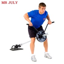 Barbell core training T-type rowing hard pull explosive force trainer barbell pole gun stand mine frame back muscles