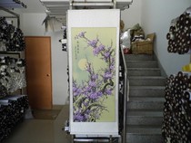 Chinese painting calligraphy and painting Plum Blossom gift painting decorative painting purple plum four-foot Zhongtang purple East has been mounted 2