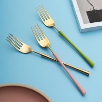 onlycook high end 304 stainless steel pasta fork home Western food Fork salad steak fruit fork tableware
