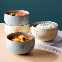 Original design Home 316 stainless steel bowl food grade childrens cute rice bowl anti-fall anti-scalding tableware single