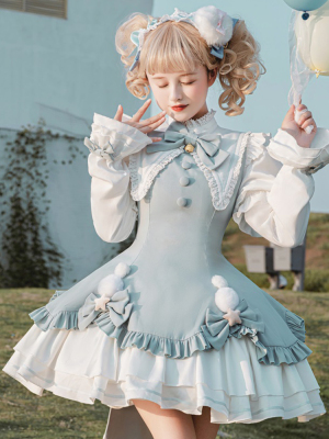 taobao agent Genuine cute small princess costume, dress, Lolita style, Lolita OP