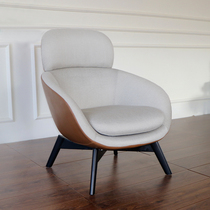 Designer modern minimalist Russell armchair indoor single rotating leisure chair model room living room computer chair
