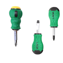 Old a short handle screwdriver Phillips double-purpose radish head screwdriver magnetic multifunctional home appliance repair screwdriver