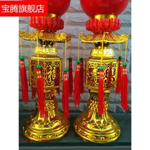New Year special Dafu scarves life dual cai shen deng Buddha Electric candlestick pilot Guanyin gong deng sacrifice lamp