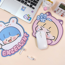  Mouse pad female ins wind cartoon cute creative small portable computer notebook non-slip rubber pad desk pad