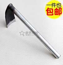 Handmade wrought garden landscaping small hoe agricultural gardening tool digging earth planed to grow flowers and shovels shovel hoe