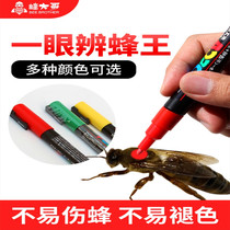 Bee Queen Bee marker notepaper pen Imported waterproof quick-drying coloring pen does not fade Beekeeping tools