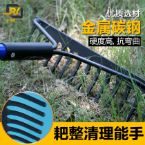 Reinforced rake Flat rake Flat ripping rake Agricultural rake Agricultural tools Rake grass Garden rake Agricultural tools