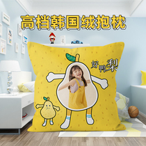 diy pillow photo customization to customize double-sided printing picture real-life cushion homemade personal couple gift