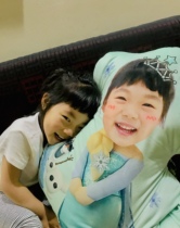 Customized Pillow Cute Children Frozen Elsa Anna Aisha Aisha Aisha Aisha Photo Bed Cushion Birthday Gift