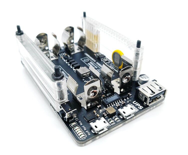  44 16 Raspberry Pi UPS Power Extension Board With RTC Metering 5V Output Serial Port 
