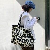 NOBAG Harajuku Korean version Joker shopping bag BAO WEN casual large capacity canvas bag female shoulder student tote bag