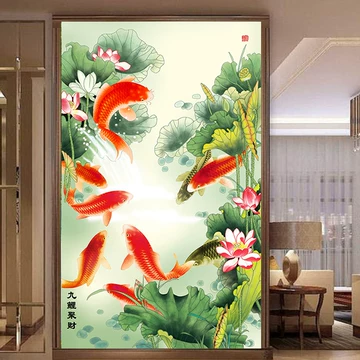 富水聚锦鲤玄关画-富水聚锦鲤玄关画促销价格、富水聚锦鲤玄关画品牌- 淘宝
