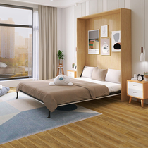 Rhyme Invisible Bed Folding Bed Cabinet Integrated Wall Down Hidden Bed Wall Bed Murphy Bed Flap Bed Five Gold Accessories