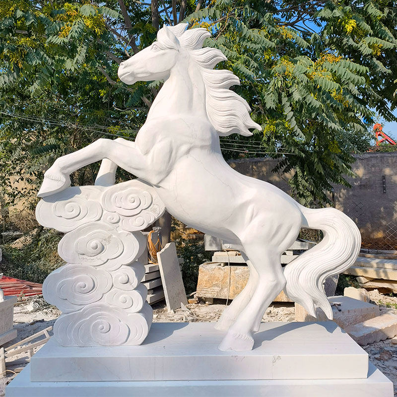 汉白玉石雕马-汉白玉石雕马促销价格、汉白玉石雕马品牌- 淘宝
