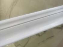Oak brushed white solid wood foot line