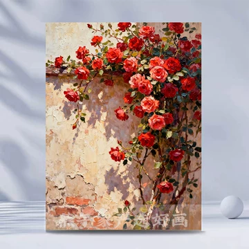 蔷薇花油画-蔷薇花油画促销价格、蔷薇花油画品牌- 淘宝