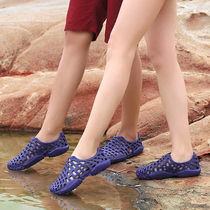 Summer men and women snorkeling hole shoes light non-slip seaside sandals set foot rafting sandals amphibious water shoes