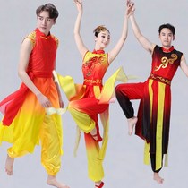 Drum costumes performance costumes men and women adults modern Yangko uniforms Chinese wind drums water drums opening dance costumes