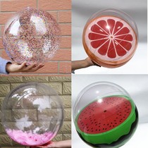 Water water ball ins Net red photo props inflatable sequins beach ball plastic toy ball