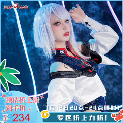 Uwowo Anime Cyberpunk: Edgerunners Cosplay Rebecca Cosplay Wig Light B –  Uwowo Cosplay