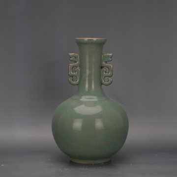 文房具　宋時代　汝窯 花瓶　陶器　冰裂纹 貫入 宋式冰裂纹陶瓷瓶-宋式冰裂纹陶瓷瓶促销价格、宋式冰裂纹陶瓷瓶品牌- 淘宝