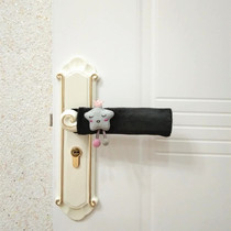 Door handle protective sleeve cartoon warm and anti-crash cushion door handle set of winter anti-electrostatic door handle sleeve handle sleeve