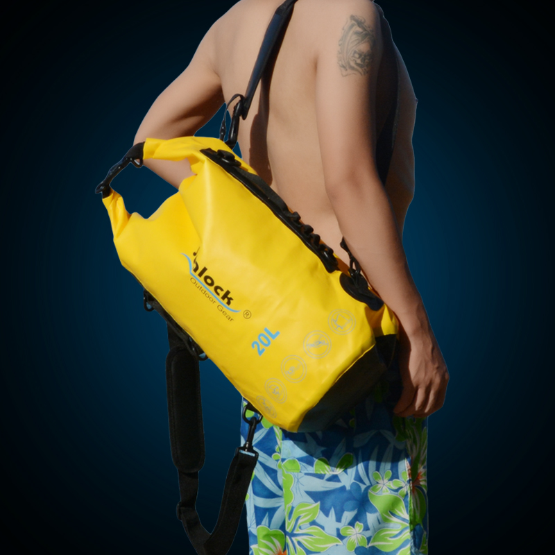 Waterproof bag drifting, snorkeling, waterproof bag, double shoulder backpack, swimming trip, beach and seaside outdoor bag