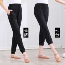 Dance pants adult female closing radish pants Harlem pants adult black loose aerobics shape pants practice trousers