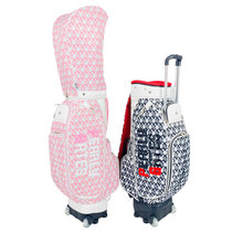 New golf bag women wheel portable PG Pink Lady canvassing ball bag consignment light standard ball bag