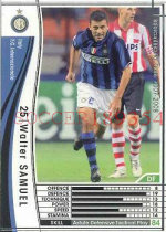 WCCF PANINI white card 07-08 Argentina Inter Milan 263 336 Samuel