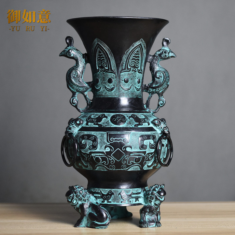 仿古青铜花瓶-仿古青铜花瓶促销价格、仿古青铜花瓶品牌- 淘宝