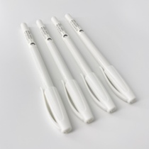 Le Tsai Cultural and Creative medium oil pen 4-pack black technology pull cover Ultra-black smooth quick-drying 112