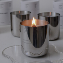 NICEONE original ins Wind scented candle metal stainless steel indoor fragrance ornaments imported natural soybean wax