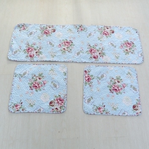 Car cushion three-piece set of simple non-slip dining chair ass cushion Summer office cushion Computer seat cushion