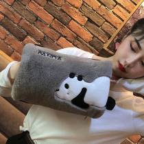 Hot water bag warm hand treasure baby charging hot compress has been filled with water warm water bag warm belly electric warm treasure lovely plush woman